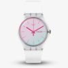 Swatch Unisex Polawhite White Rubber Strap Watch SO29K704-S14