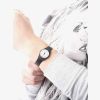 Swatch Ladies Black Rubber Strap Watch LB153