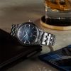 Seiko Mens Presage Automatic Blue Bracelet Watch SRPB41J1