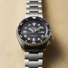 Seiko Mens 5 Sports Automatic Black Bracelet Watch SRPD55K1