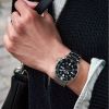 Seiko Mens 5 Sports Automatic Black Bracelet Watch SRPD55K1