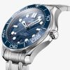 OMEGA Mens Seamaster Diver 300M Blue Dial Bracelet Watch 210.30.42.20.03.001