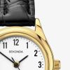 Sekonda Easy Reader Gold Plated Black Watch 4493