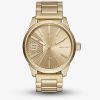 Diesel Mens Rasp Gold Tone Dial Bracelet Watch DZ1761