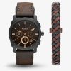 Fossil Mens Machine Watch Gift Set FS5251SET