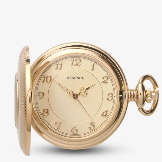 Sekonda Classic Gold & Cream Pocket Watch 3469