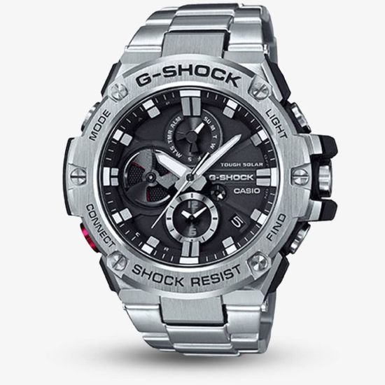 Casio G-Shock G-Steel Solar Dual Display Black Bracelet Smartwatch GST-B100D-1AER