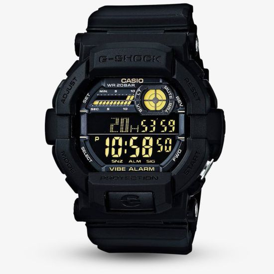 Casio G-Shock Classic Digital Chronograph Black Plastic Strap Watch GD-350-1BER