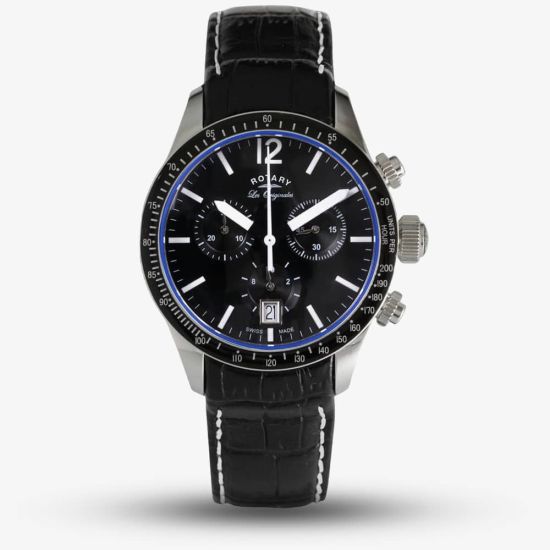 Rotary Mens Leather Strap Watch GS90152/04/K