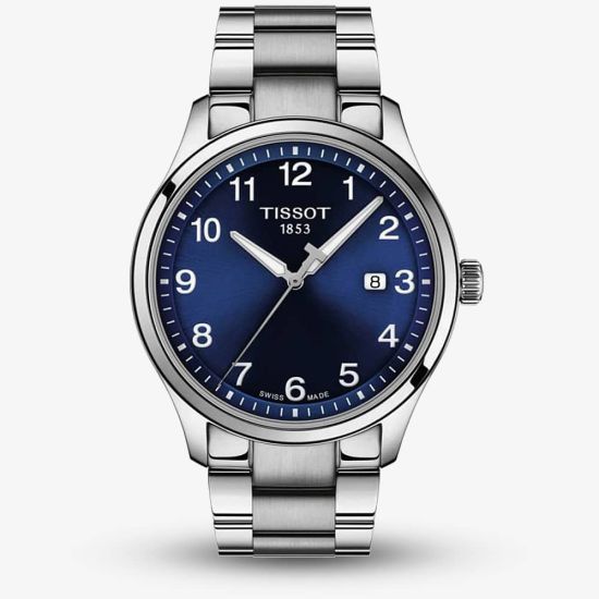 Tissot Mens T-Sport Gent XL Classic Blue Dial Bracelet Watch T116.410.11.047.00