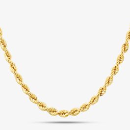 18 Inch Rope 9ct Yellow Gold 18 Inch Rope - thbaker.co.uk