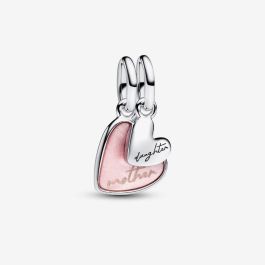 PANDORA 793766C01 Silver Splittable Mother Daughter Dangle Charm ...