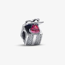 PANDORA 793603C01 Sparkling Gift Box Charm - thbaker.co.uk