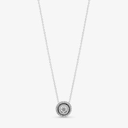 PANDORA 399414C01-45 Sparkling Double Halo Collier Necklace - thbaker.co.uk