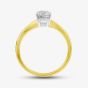9ct Yellow Gold 0.50ct Diamond Four Claw Solitaire Ring PR0407Y9 0.50 