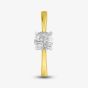 9ct Yellow Gold 0.50ct Diamond Four Claw Solitaire Ring PR0407Y9 0.50 