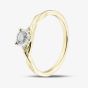 9ct Yellow Gold 0.20ct Diamond Twist Band Ring 31558YW/20-10