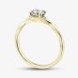 9ct Yellow Gold 0.20ct Diamond Twist Band Ring 31558YW/20-10