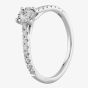 9ct White Gold 0.40ct Four Claw Diamond Solitaire Ring 30762WG/40-10