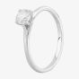 9ct White Gold 0.50ct Four Claw Diamond Solitaire Ring RI-145(0.50CT) N
