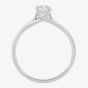 9ct White Gold 0.50ct Four Claw Diamond Solitaire Ring RI-145(0.50CT) N