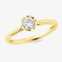 9ct Yellow Gold 0.20ct Diamond Solitaire Ring 9395/9YT/DQ1020