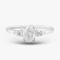 Platinum Certificated 0.70ct Oval Cut Diamond Shoulder Set Solitaire Ring 31267/90