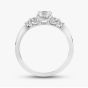 Platinum Certificated 0.70ct Oval Cut Diamond Shoulder Set Solitaire Ring 31267/90