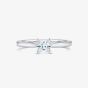 18ct White Gold 0.75ct  Diamond Solitaire Ring PP01-18W-0.75-H-SI1-VG