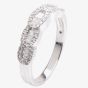 18ct White Gold Diamond Half Eternity Ring 18DR288-W