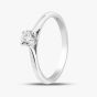 9ct White Gold 0.30ct Brilliant Cut Diamond Solitaire Ring 10-80-615/24-01-919 N