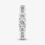 9ct White Gold 1.00ct Diamond Trilogy Shoulder Set Ring THR4901-100 (WG)