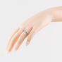 9ct White Gold 1.00ct Diamond Trilogy Shoulder Set Ring THR4901-100 (WG)