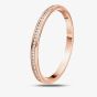 Rose-Gold Diamond Eternity Ring (L) HET8971