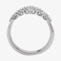 9ct White Gold Seven Stone Diamond Half Eternity Ring H6152D-9W-035F