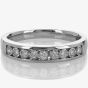 9ct White Gold Half Eternity 0.15ct Diamond Ring H6045D-9W-015G