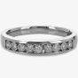 9ct White Gold Half Eternity 0.15ct Diamond Ring H6045D-9W-015G