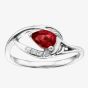 9ct Yellow Gold Pear-cut Ruby and Diamond Ring 51Z88YG/10
