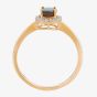9ct Gold Oval Opal Diamond Halo Ring OJS0004R 
