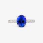 Tivon 18ct White Gold 1.94ct Oval Tanzanite & Diamond Royale Ring RW-2008-TZ