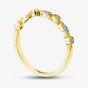 9ct Yellow Gold 0.07ct Marquise & Brilliant Cut Diamond Ring THR12012