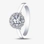 18ct White Gold 0.80ct Diamond Flower Cluster Ring 3741WG/80-18 M