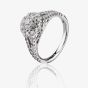 18ct White Gold 1.00ct Diamond Halo Ring TH011343R