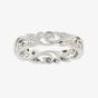 Ungar & Ungar 18ct White Gold & Diamond 0.16ct Vine Band Ring 8WR330DD