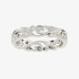 Ungar & Ungar 18ct White Gold & Diamond 0.16ct Vine Band Ring 8WR330DD