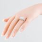18ct White Gold 1.73ct Brilliant Cut Diamond Square Cluster Ring R27413GW18DD