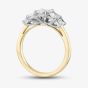 18ct Yellow Gold Certified 1.63ct Radiant Cut Diamond Five Stone Ring RN10763