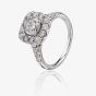 18ct White Gold 2.00ct Diamond Cluster Ring TH011628R