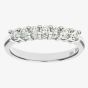 9ct White Gold 0.50ct Diamond Half Eternity Ring PR03645W