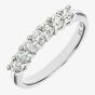 9ct White Gold 0.50ct Diamond Half Eternity Ring PR03645W